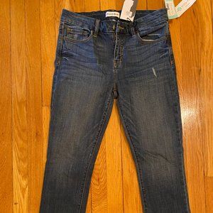 Studio Blue Kenova Skinny Distressed Rolled Jeans Size 29 NWT